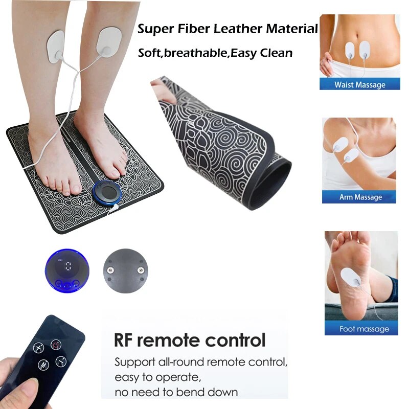 Electric EMS Foot Massager Pad
