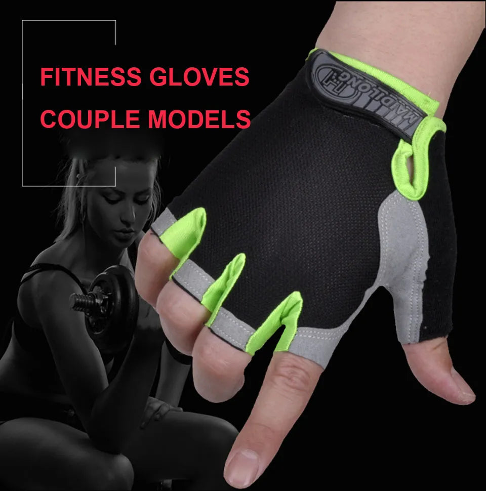 Anti-slip Men Half Finger Gloves