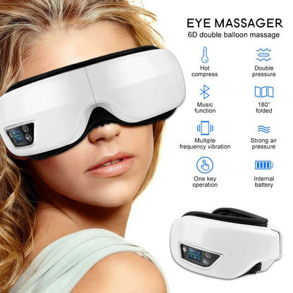 6D Smart Eye Massage Glasses