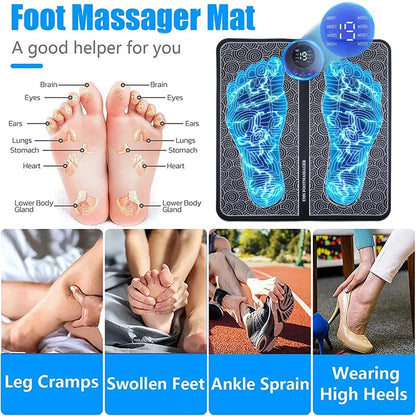 Electric  EMS Foot Massager Pad