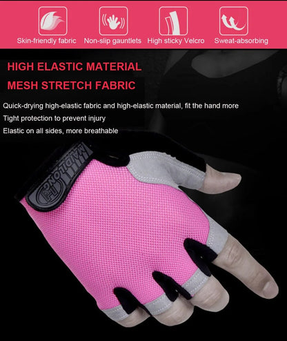 Anti-slip Men Half Finger Gloves