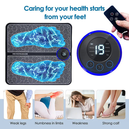 Electric  EMS Foot Massager Pad