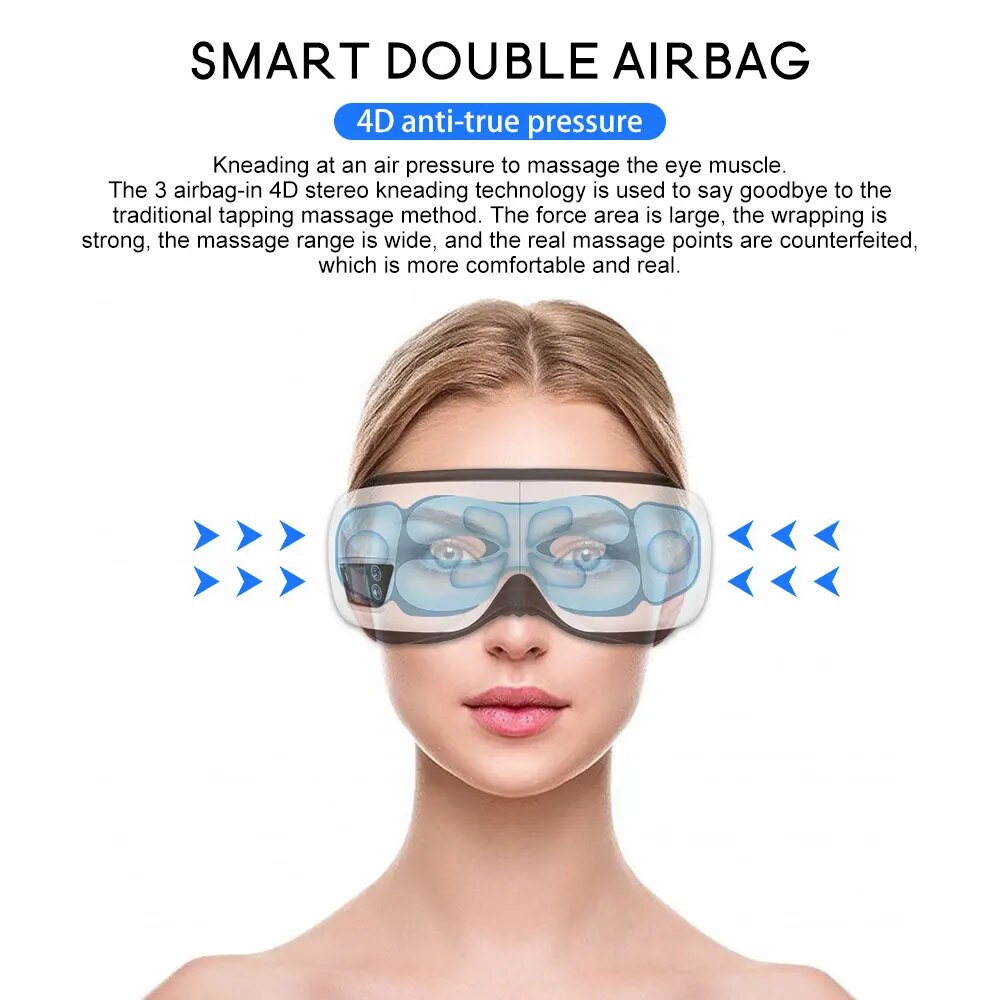 6D Smart Eye Massage Glasses